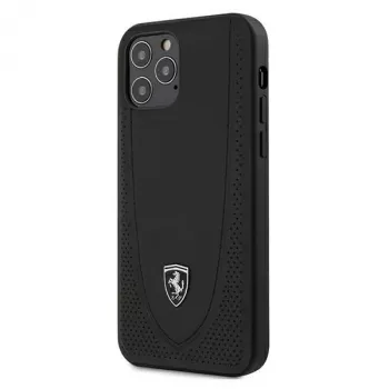 Ferrari FEOGOHCP12MBK Off Track Perforated Hard Case for iPhone 12 / 12 Pro 6,1 inch - Black