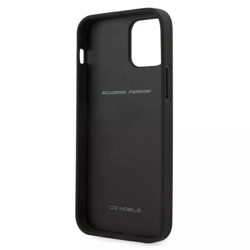 Ferrari FEOGOHCP12MBK Off Track Perforated Hard Case for iPhone 12 / 12 Pro 6,1 inch - Black