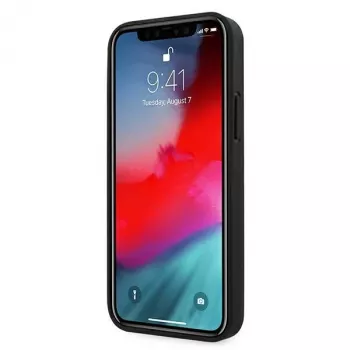 Ferrari Off Track Quilted Hardcase, apsauginis dėklas, skirtas Apple iPhone 12 Pro Max 6,7 inch juodas
