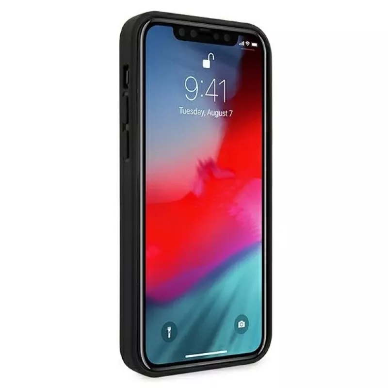 Ferrari Off Track Quilted Hardcase, apsauginis dėklas, skirtas Apple iPhone 12 Pro Max 6,7 inch juodas