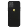 Ferrari FESPEHCP12LBK iPhone 12 Pro Max 6,7 inch Black Hard Case On Track Perforated
