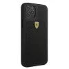 Ferrari FESPEHCP12LBK iPhone 12 Pro Max 6,7 inch Black Hard Case On Track Perforated