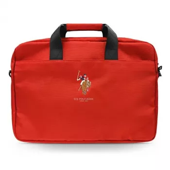 U.S. POLO ASSN. USCB15PUGFLRE 16 Laptop Backpack Red