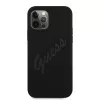 Guess Script Vintage Hard Case, skirta Apple iPhone 12 Pro Max 6,7 colių, juoda