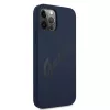 Guess Script Vintage Hard Case for Apple iPhone 12 / iPhone 12 Pro 6,1 inch Blue
