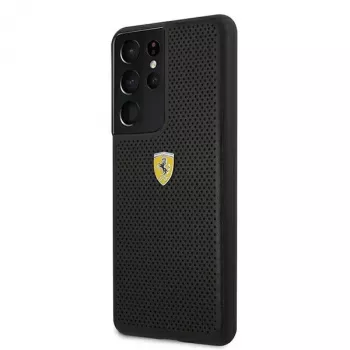 Ferrari FESPEHCS21LBK S21 Ultra G996 Black Hardcase On Track Perforated