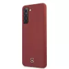 Mercedes-Benz Silicone Line Hard Case Samsung Galaxy S21 (SM-G991) - Raudona