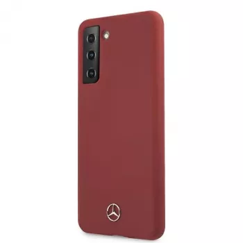 Mercedes-Benz Silicone Line Hard Case Samsung Galaxy S21 (SM-G991) - Raudona