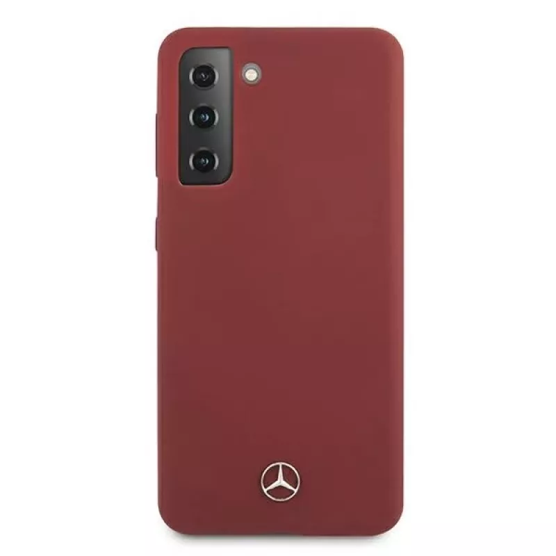 Mercedes-Benz Silicone Line Hard Case Samsung Galaxy S21 (SM-G991) - Raudona