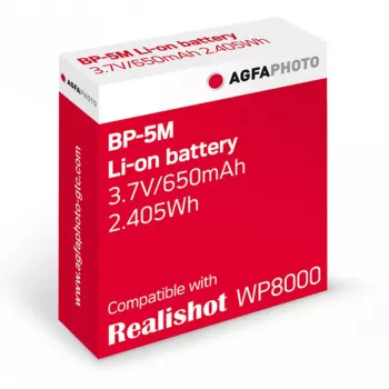 AGFAPHOTO BP-5M Atmintinė Akumuliatorinė Baterija Vaizdo Kamerai 1100mAh 7.2V Li-Ion, Skirta Sony NP-FP50 NP-FP70 NP-FP90 NP-FH50 NP-FH70 NP-FH100