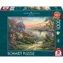 SCHMIDT SPIELE Thomas Kinkade Studios: Harbor in New England (1000 Pieces)