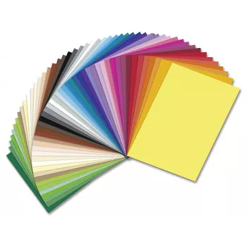 Folia Construction Paper Special Edition 50 Assorted Colors 130 g/m² 50 Sheets A4