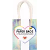 Folia Iridescent Paper Gift Bags Small Glossy 10-Pack