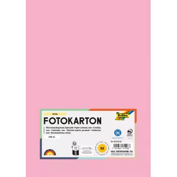 Folia 614/50 26 - Rose - Plain - A4 (210 x 297 mm) - 300 g/m² - 50 lapų - Vokietija