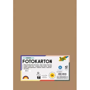Folia 614/50 75 - Ruda-Raudona - Monochromatinis - A4 (210 x 297 mm) - 300 g/m² - 50 lapų - Vokietija