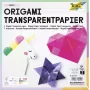 Folia Transparent Folding Paper 20 x 20 cm, 20 Sheets, 42 g/m², Clear