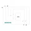 Siemens 5SV6016-6KK16 AFDD/MCB Kombinuotas Įrenginys B16 2-Polių 230V 1TE