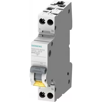 Siemens 5SV6016-7KK16 Lanko gedimų detektorius (AFDD) su automatiniu jungikliu C16 2-polių 230V 1TE