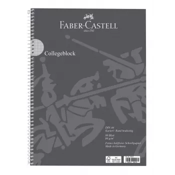 FABER-CASTELL College Block Squared DIN A4 with Margin