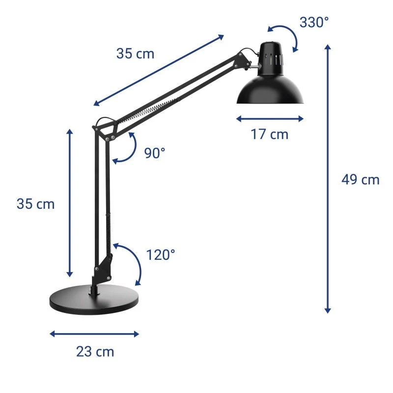 Jakob Maul GmbH MAULcircle LED stalinė lempa 6W neutrali balta sidabrinė
