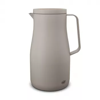 ALFI Studio Vakuuminis termosas su stikliniu kolbu, smėlio spalvos, 1.0 L