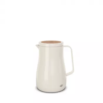 ALFI Studio Vakuuminis termosas su stikliniu kolbu, smėlio spalvos, 1.0 L