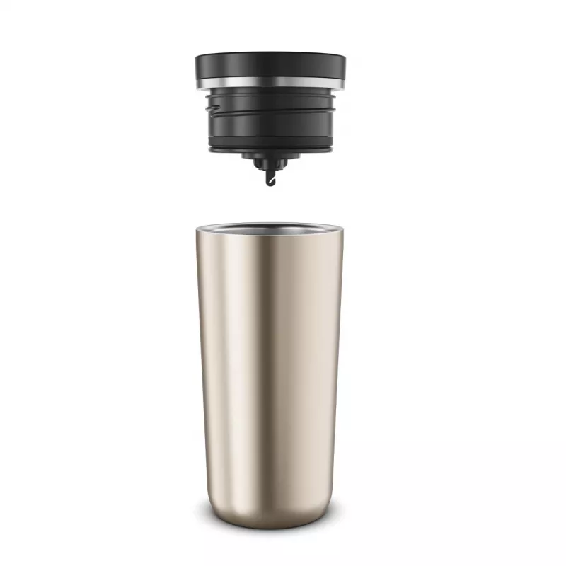 ALFI kavos puodelis izoliuotas Champagne 380 ml