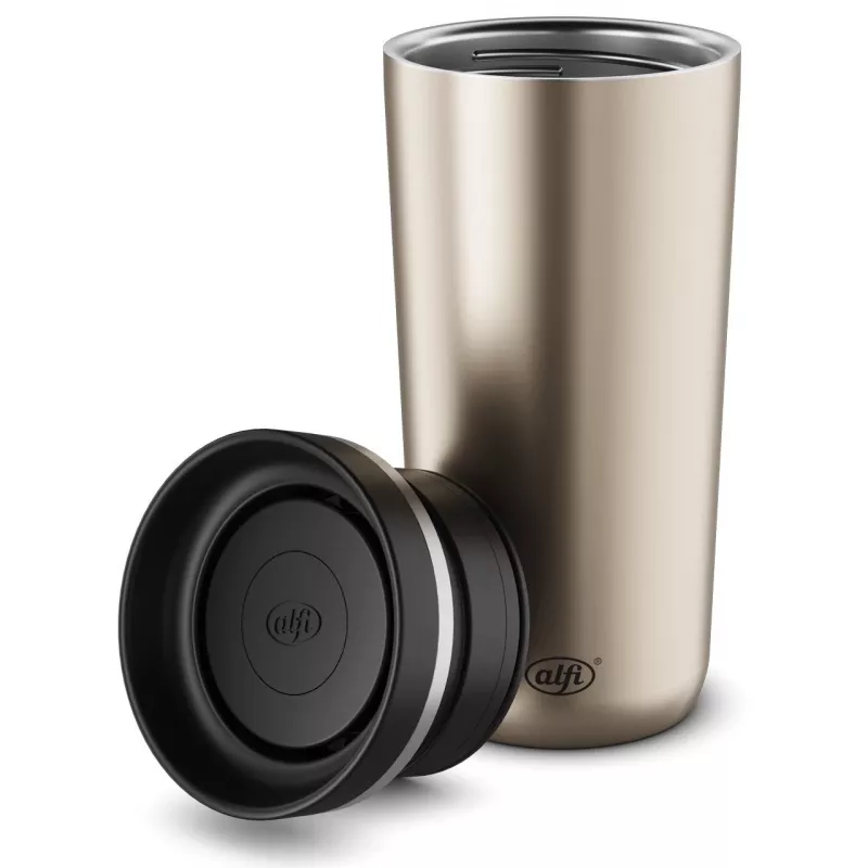 ALFI Isolierbecher Coffee Mug Silver 380 ml