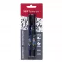 Tombow WS-BHS-2P Dual Brush Pen rinkinys - juoda - 2 vnt. - lizdinė pakuotė