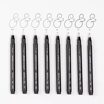 Tombow MONO Drawing Pen Fineliner 0.35 mm Juoda