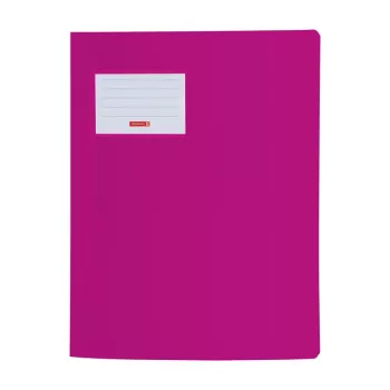 BRUNNEN FACT! Fastener Folder DIN A4 Translucent Pink Polypropylene