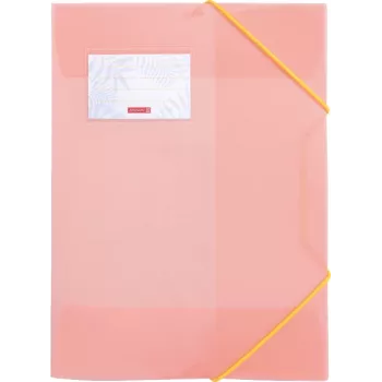 BRUNNEN Colours of Summer Collection Folders, DIN A4, Assorted Colours, 3-Pack, Polypropylene, Elastic Band Closure, 150 Sheets Capacity
