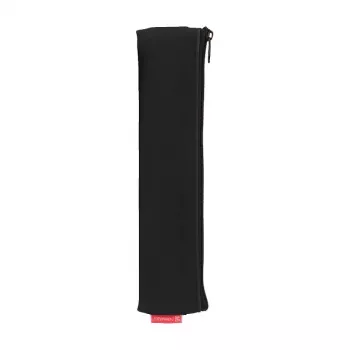 BRUNNEN Onyx Black Pencil Case - Polyester, Užtrauktuku, 210x70x70 mm