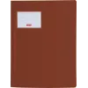 BRUNNEN FACT! Fastener File Polypropylene Brown Translucent DIN A4