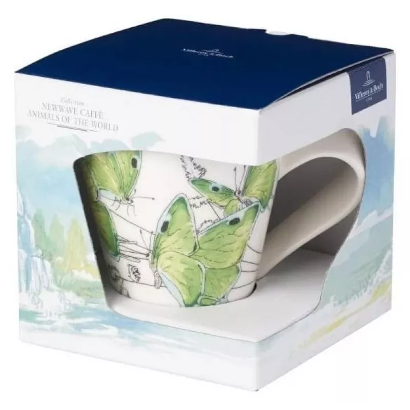 Villeroy & Boch NewWave Caffe Deep Green Porcelain Mug 300 ml Gift Box