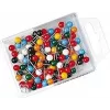 WEDO 56 199 žymėjimo smeigtukai, 16 mm, 6 mm galvutė, įvairių spalvų