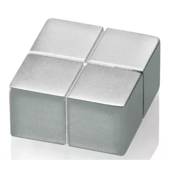 SIGEL C10 Extra Strong Neodymium Disc Magnet Silver 20mm x 10mm (4-vnt. pakuotė)