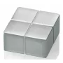 SIGEL C10 Extra Strong Neodymium Disc Magnet Silver 20mm x 10mm (4-vnt. pakuotė)