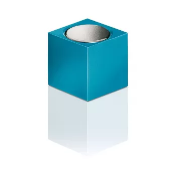 SIGEL BA727 CUBE Neodymium Magnets 11 mm, 6-Pack, Assorted Colors Pink/Blue/Green, Glossy