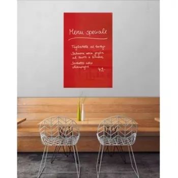 SIGEL GL142 Artverum Magnetinė stiklo lenta 1000 x 650 mm, Super White, be rėmelio