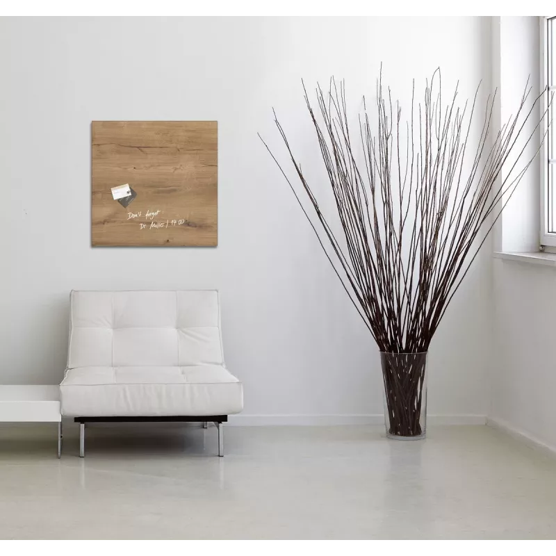 SIGEL GL254 Artverum stiklinė magnetinė lenta 480 x 480 mm balta
