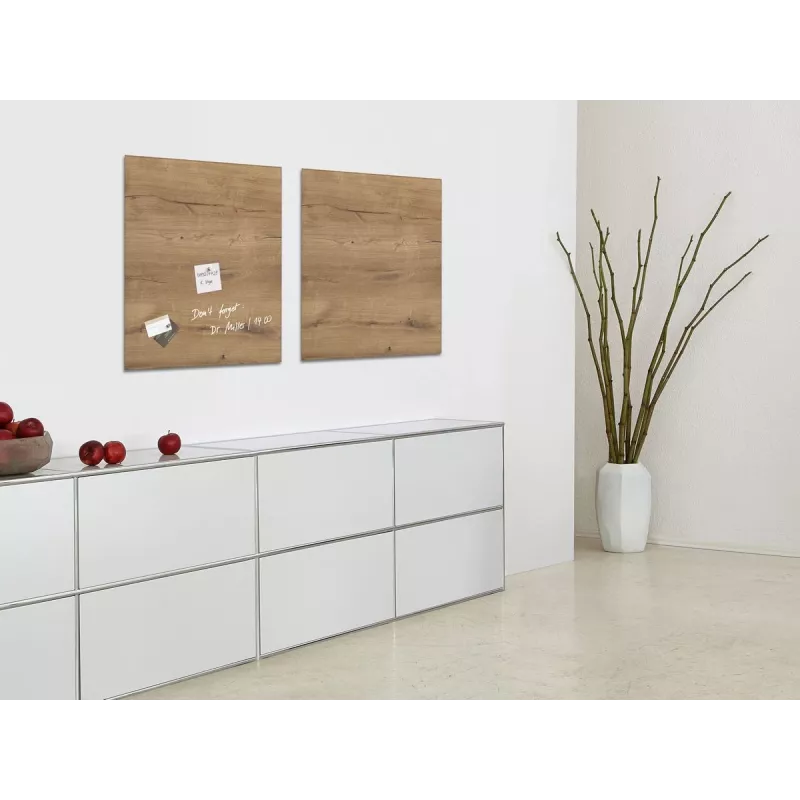 SIGEL GL254 Artverum stiklinė magnetinė lenta 480 x 480 mm balta