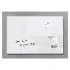 SIGEL artverum Glass Magnetic Board 600 x 400 mm White Frameless
