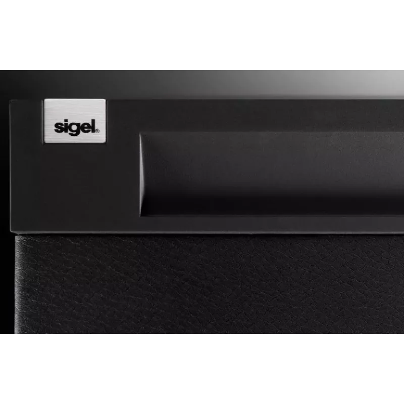 SIGEL CINTANO Stalo kilimėlis S – Juoda – Dirbtinė oda – 600 x 490 mm – 1 vnt.