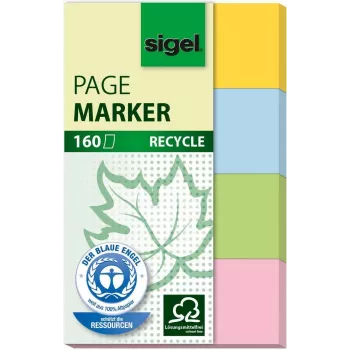 SIGEL HN604 Clamping Binding Strips Transparent 160 Pieces
