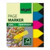 SIGEL HN613 Lipniosios rodyklės 45x60mm Baltos 200 vnt.