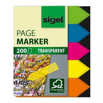 SIGEL HN613 Lipniosios rodyklės 45x60mm Baltos 200 vnt.