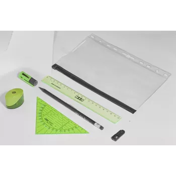 Möbius Ruppert mokyklinis rašymo rinkinys Neon Green
