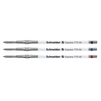 Schneider Express 775 tušinuko šerdies užpildas M juoda 10 vnt. pakuotė