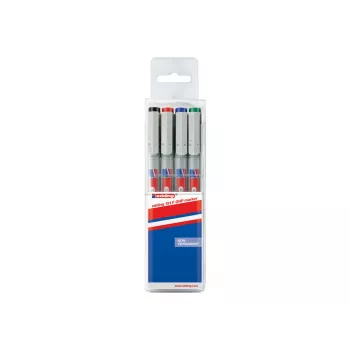 EDDING Overhead Projector Pen 4-151-4 Non-Permanent Assorted 4 Pens/Pack